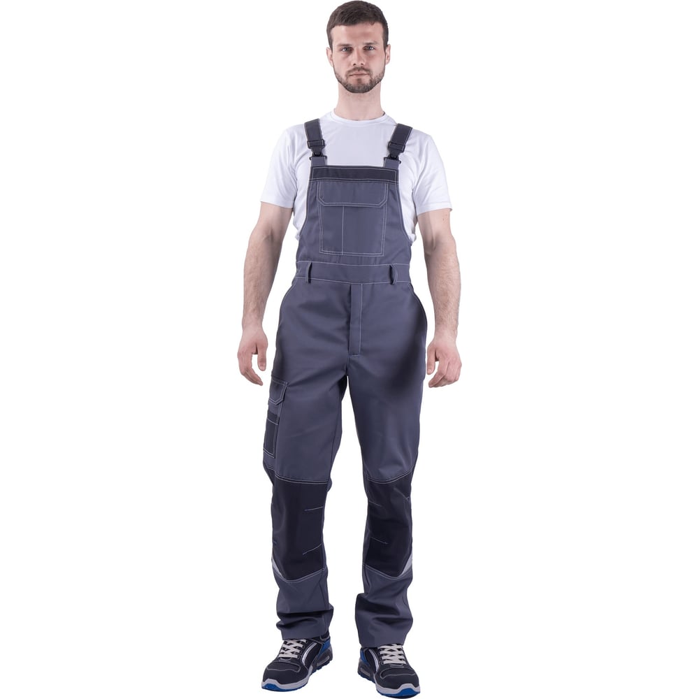 Изображение товара Летний полукомбинезон iForm ТУРБО SAFETY мужской защитный серый 48-50
