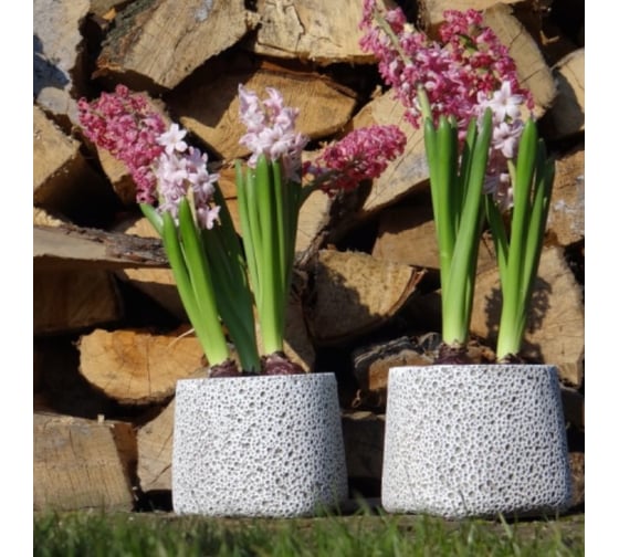 Изображение товара Кашпо Scheurich керамика Etno d15см h13см серый 0 62613