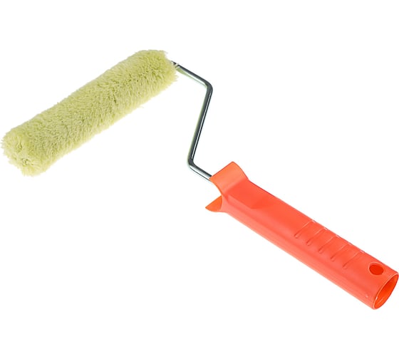 Изображение товара Валик в сборе ЕРМАК полиакрил 150мм, D15мм, ворс 12мм, ось 6мм 681-181