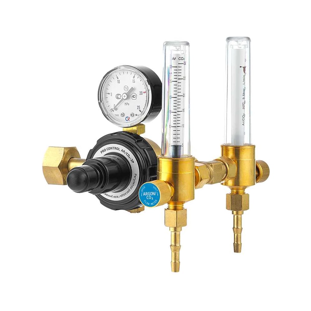 Изображение товара Регулятор расхода газа универсальный Сварог PRO CONTROL AR/CO2 2Р с манометром