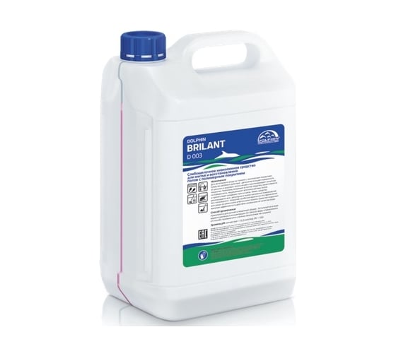 Изображение товара Средство для ежедневного ухода за полами DOLPHIN Brilant 5л 741172