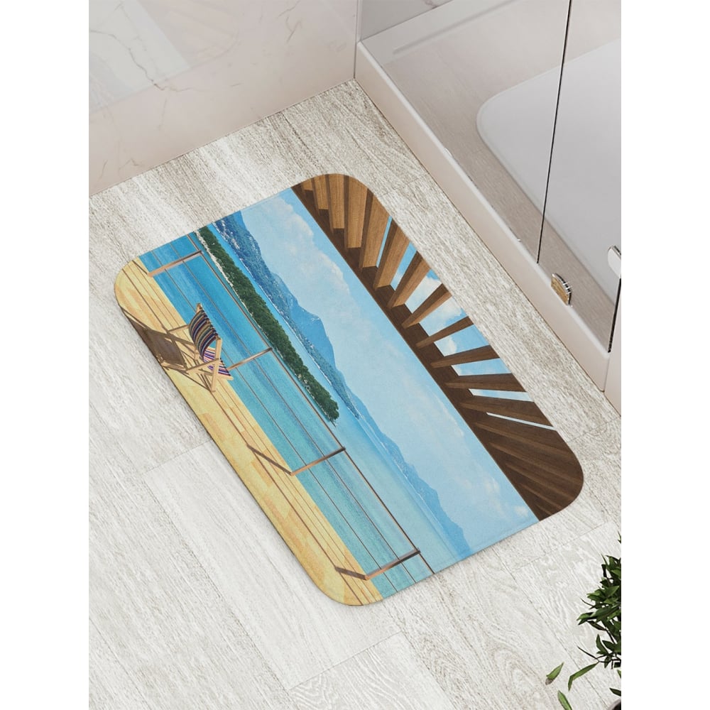 Противоскользящий коврик для ванной, сауны, бассейна JOYARTY - bath_8272