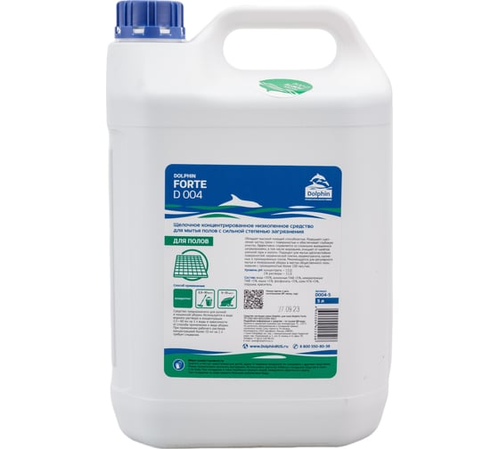 Изображение товара Щелочное средство для мытья всех водостойких поверхностей DOLPHIN Forte 5л 741206