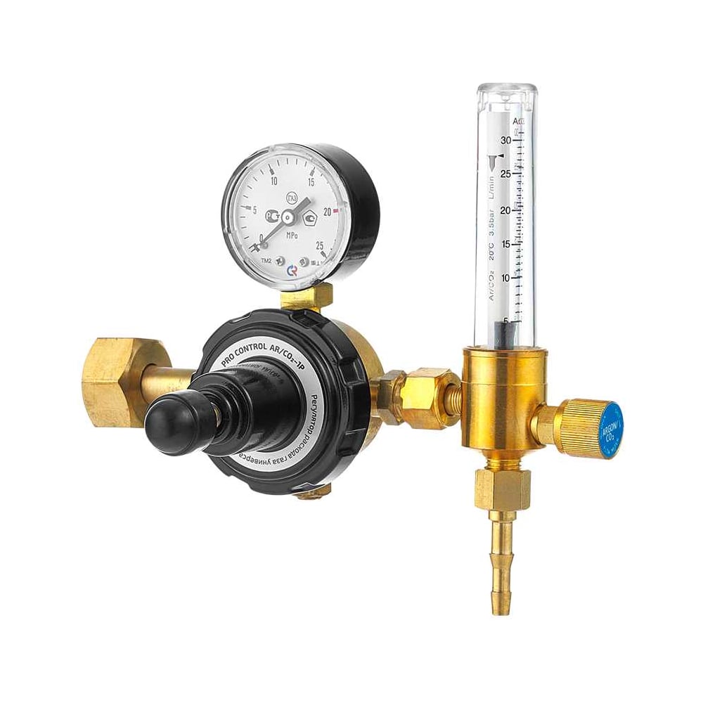 Изображение товара Регулятор расхода газа универсальный Сварог PRO CONTROL AR/CO2 1Р профессиональный