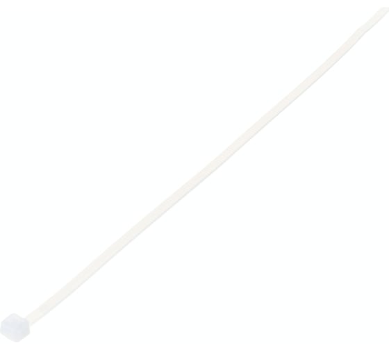 Изображение товара Хомут-стяжка для кабеля IEK ITK 3,6х200 мм, нейлон, белый, 100 шт. HKW-W36-L200