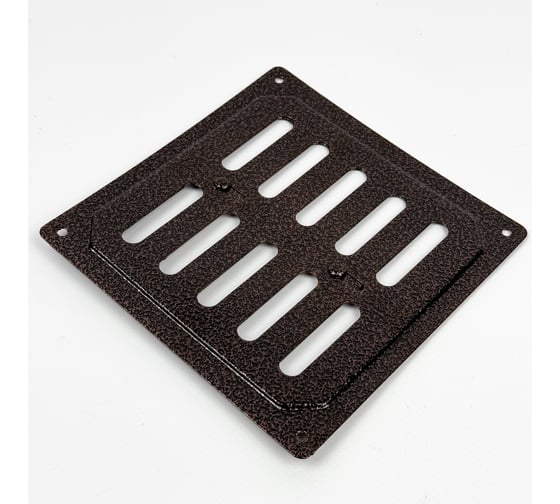 Изображение товара Решетка металлическая регулируемая KRAFTAIR 155x155 мм медного цвета 155х155 колор регулируемая медь