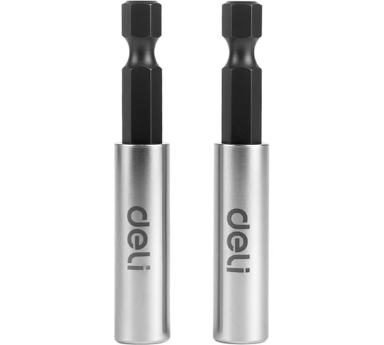 Изображение товара Держатель Deli для бит 1/4 магнитный 60мм 2шт DL106002 196842