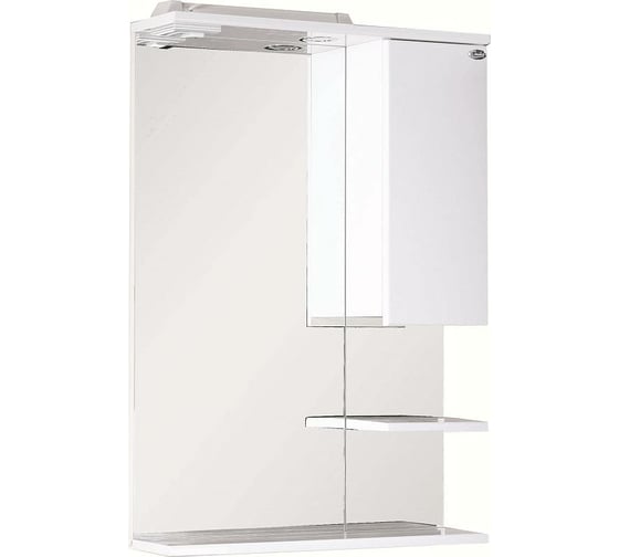 Изображение товара Шкаф-зеркало Onika ЭЛИТА белый, правый 60.01 206020