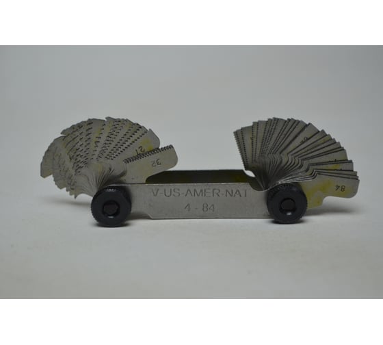 Изображение товара Шаблоны резьбовые (набор) Vogel 4 - 84 ниток на дюйм US 60 град. SAE 52 шт. 471020