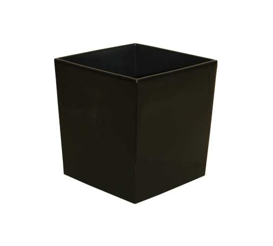 Изображение товара Кашпо SCHEURICH JUKA 19x19x19.5 черный, с вкладышем 036974