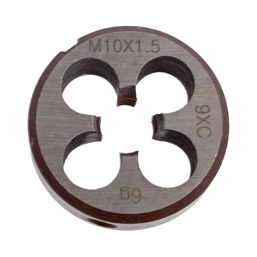 Изображение товара Плашка Vitatools М10x1,5 быстрорежущая сталь для нарезки метрической резьбы