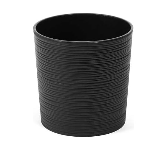 Изображение товара Кашпо SCHEURICH MALWA d-25, h25 см, dluto черный, с вкладышем 069585