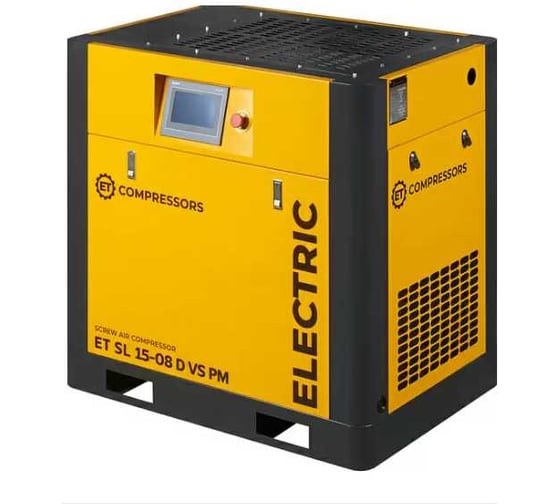 Изображение товара Винтовой компрессор без муфты с частотником и двигателем на постоянных магнитах ET 100593617