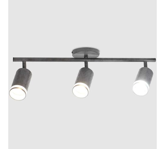 Изображение товара Спот на основании General Lighting Systems Кирпич GWL-3GU10-M-IP20 тройной, бетон, с боковым рассеивателем 662086
