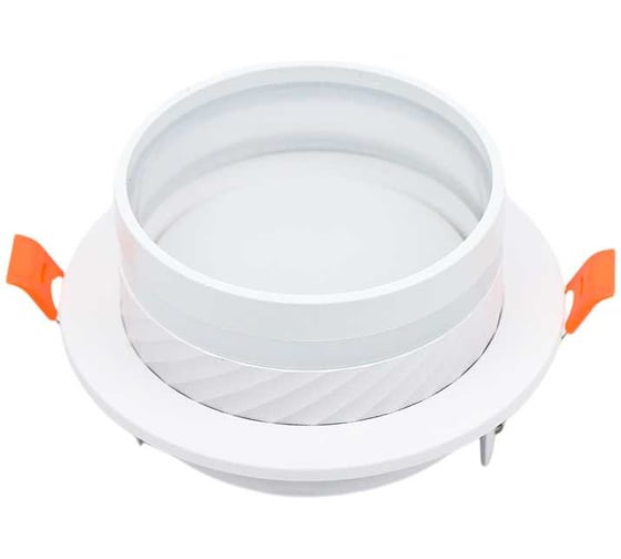 Изображение товара Встраиваемый светильник General Lighting Systems Кантис GCL-GX53-H38 круглый, с боковым рассеивателем, белый 662713