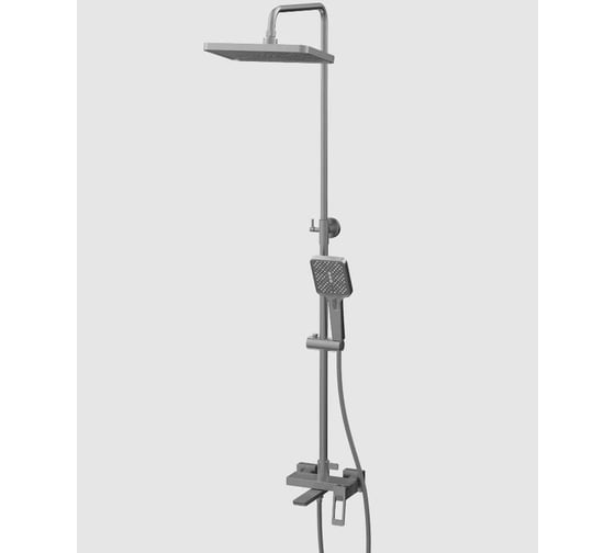 Изображение товара Душевая система цвет: оружейная сталь Haiba HB24732-3