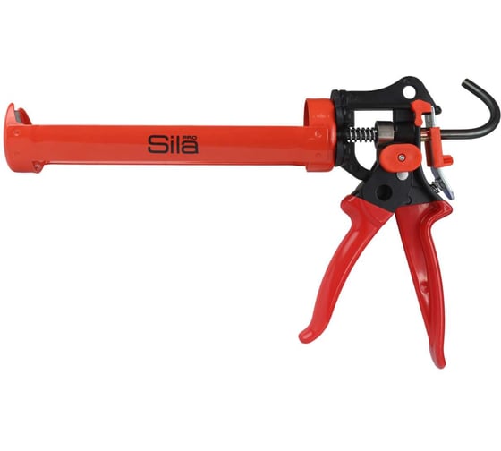 Изображение товара Пистолет для герметика Sila 310 мл, профессиональный, полукорпусный, усиленный, усилие 12:1 и 25:1 2210104