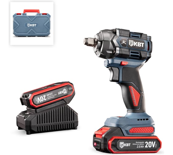 Изображение товара Гайковерт КВТ WB-20-350 ПРОФИ ударный аккумуляторный бесщеточный 104571