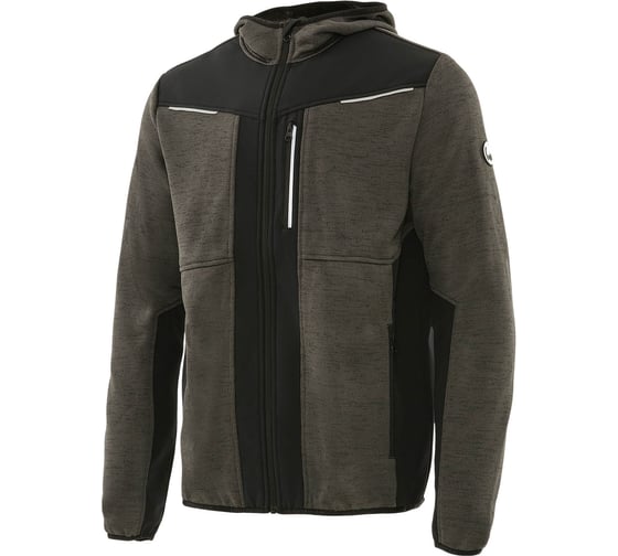 Изображение товара Куртка СОЮЗСПЕЦОДЕЖДА ЮНИОНВОРКВЕАР (UNIONWORKWEAR) Нитид флис т.серая/черная, 60-62/182-188 2000000301785