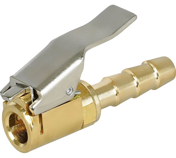 Изображение товара Наконечник подкачки Airline AC-02L Cu, штуцер елочка, D8x25 мм, латунь (10 шт.) ATRV027