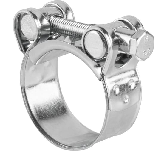 Изображение товара Хомут силовой STARFIX 32-35мм, цинк (20 шт в пакете) SM-60445-20