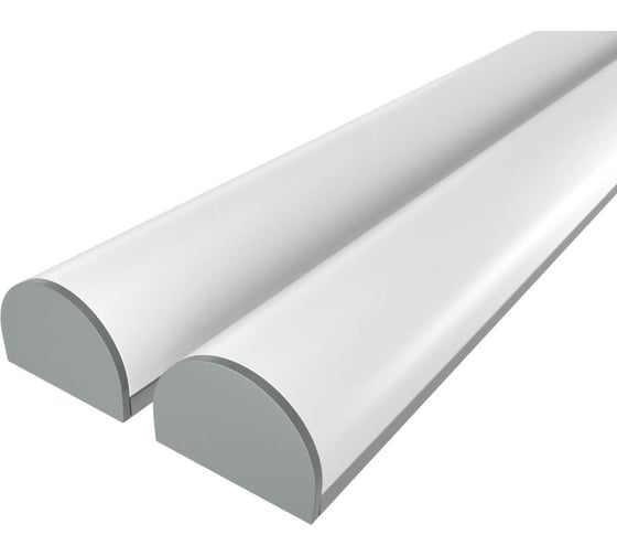 Изображение товара Комплект профиля Ledcraft LC-LP0525M1-1x2Silver 2 шт серебро (1м профиль+1м рассеиватель+2 заглушки) 1616140131