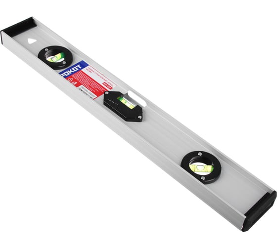 Изображение товара Строительный уровень РОКОТ "Рельс", 400 мм 659-035