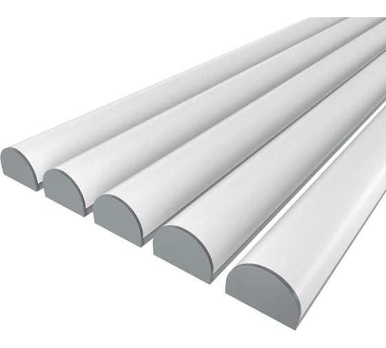Изображение товара Комплект профиля Ledcraft LC-LP0525M1-1x5Silver 5 шт серебро (1м профиль+1м рассеиватель+2 заглушки) 1616140605