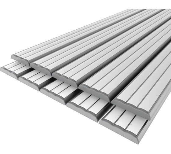 Изображение товара Комплект профиля Ledcraft LC-LP0959M16-1x10Silver 10 шт серебро (1м профиль+1м рассеиватель 3шт+2 заглушки) 1616140737