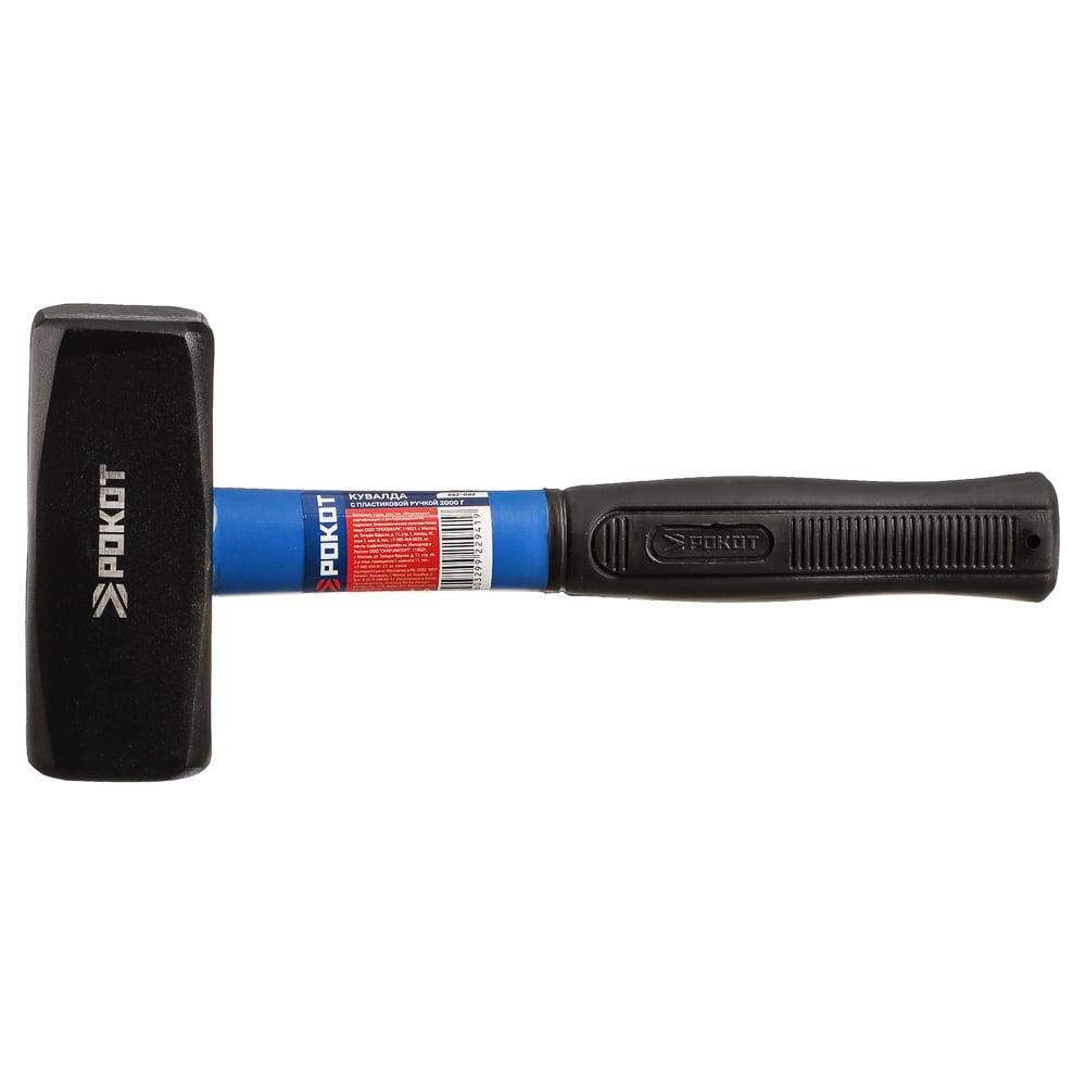 Изображение товара Кувалда с пластиковой ручкой РОКОТ 2000гр 662-062