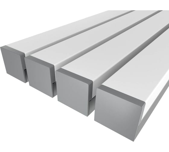 Изображение товара Комплект профиля Ledcraft LC-LP1227M1728-1x4Silver 4 шт серебро (1м профиль+1м рассеиватель+2 заглушки) 1616140412