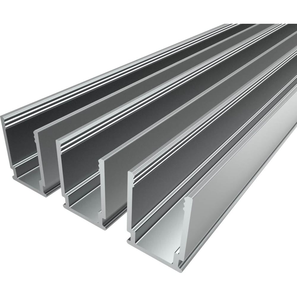 Изображение товара Комплект профиля Ledcraft LC-LP1510-1x3Silver 3 шт серебро (1м профиль) 1616140274
