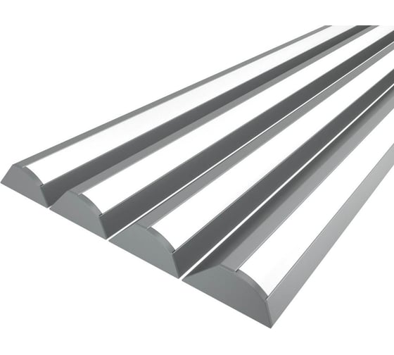 Изображение товара Комплект профиля Ledcraft LC-LP1941M16-1x4Silver 4 шт серебро (1м профиль+1м рассеиватель+2 заглушки) 1616140431