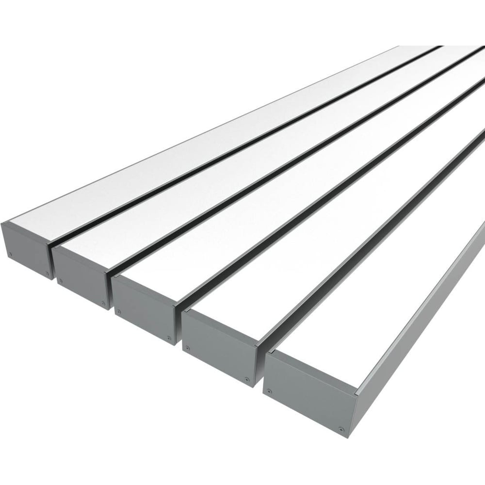 Изображение товара Комплект профиля Ledcraft LC-LP2035M34-1x5 Silver 1м для подсветки и декора