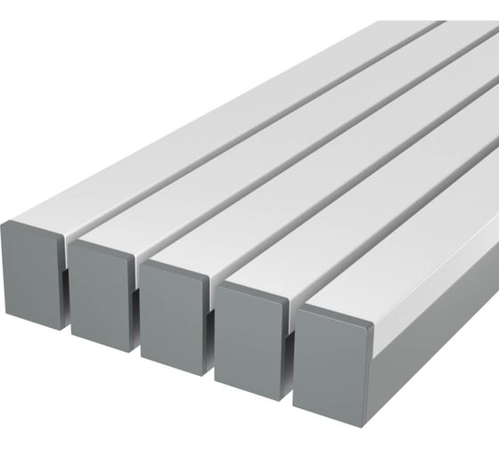 Изображение товара Комплект профиля Ledcraft LC-LP2528M1728-1x5Silver 5 шт серебро (1м профиль+1м рассеиватель+2 заглушки+комплект шурупов) 1616140538