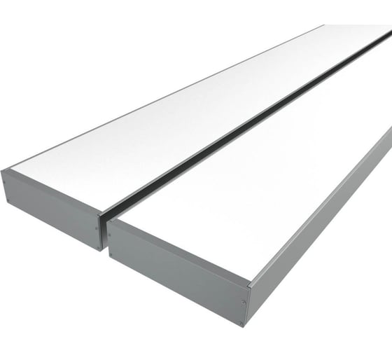 Изображение товара Комплект профиля Ledcraft LC-LP27100M94-1x2Silver 2 шт серебро (1м профиль+1м рассеиватель+2 заглушки+комплект шурупов) 1616140134