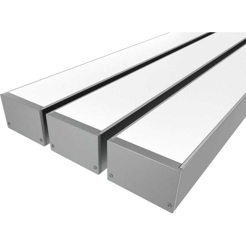 Комплект профиля Ledcraft LC-LP3250M44-1x3Silver 3 шт серебро (1м профиль+1м рассеиватель+2 заглушки+комплект шурупов) 1616140207
