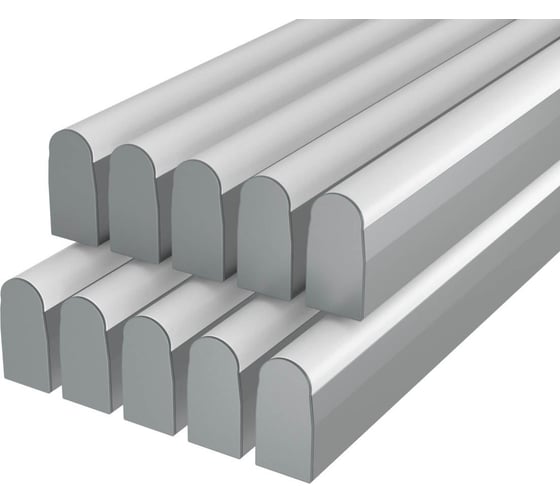 Изображение товара Комплект профиля Ledcraft LC-LP4028RM1-1x10Silver 10 шт серебро (1м профиль+1м рассеиватель+2 заглушки+комплект шурупов) 1616140767