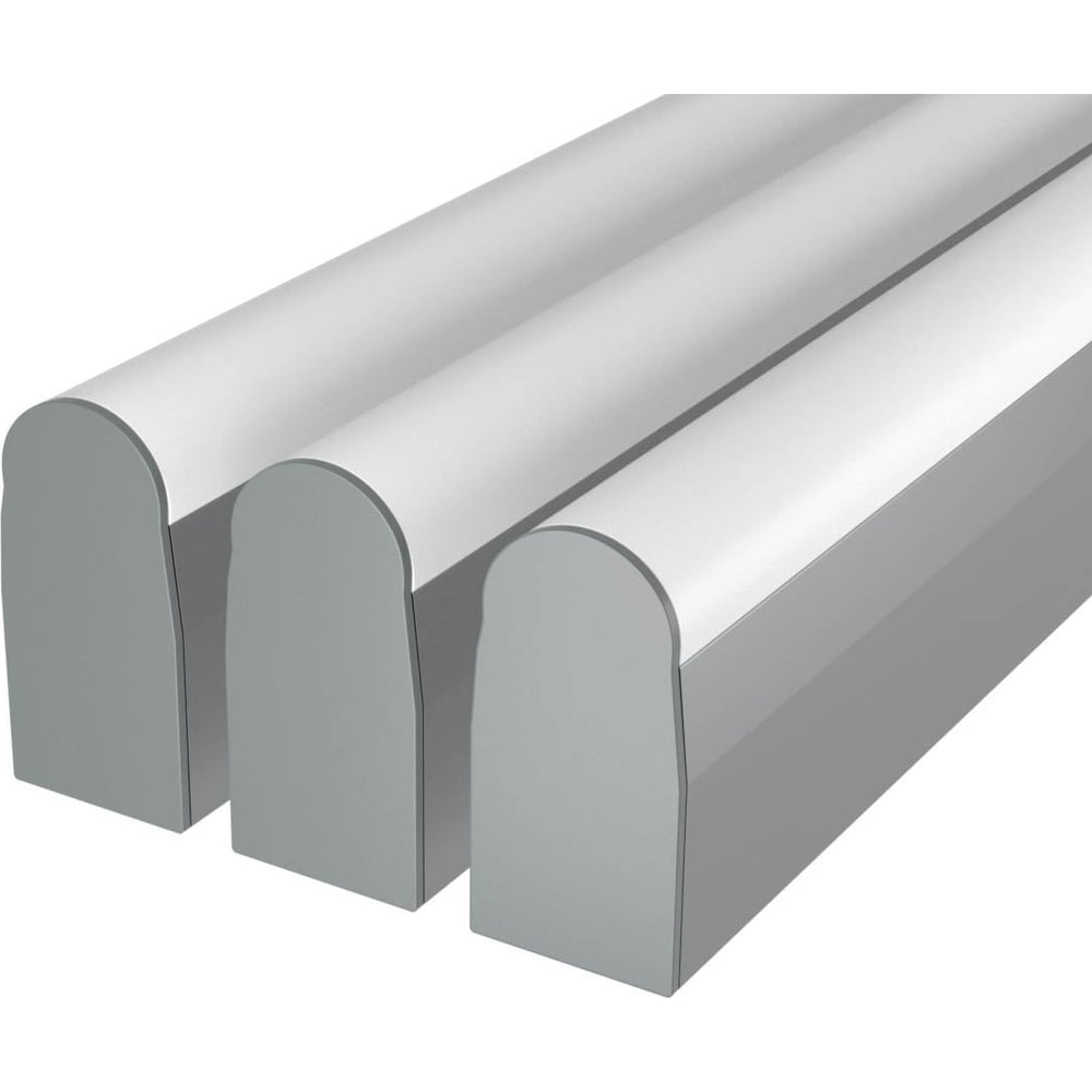 Изображение товара Комплект профиля Ledcraft LC-LP4028RM1-1x3Silver 3 шт серебро 1м