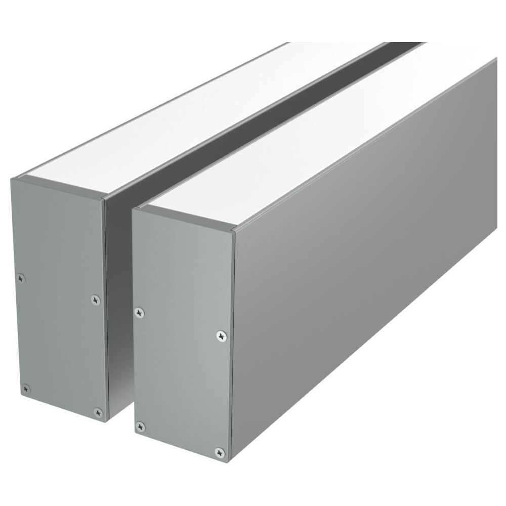 Комплект профиля Ledcraft LC-LP6730M30-1x2Silver 2 шт серебро (1м профиль+1м рассеиватель+2 заглушки+комплект шурупов) 1616140157