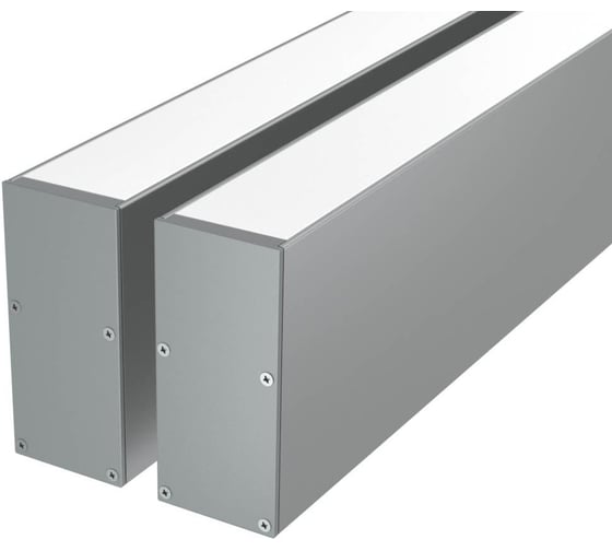 Изображение товара Комплект профиля Ledcraft LC-LP6730M30-1x2Silver 2 шт серебро (1м профиль+1м рассеиватель+2 заглушки+комплект шурупов) 1616140157