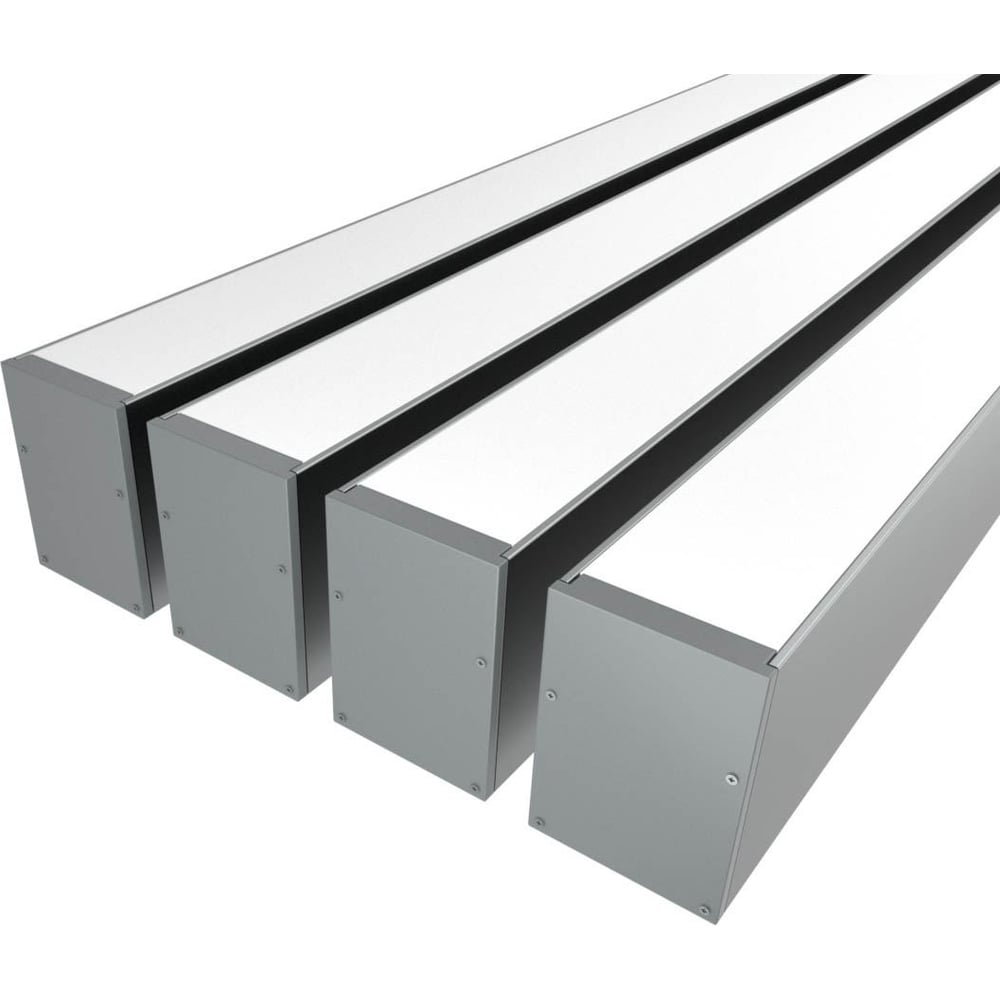 Изображение товара Комплект профиля Ledcraft LC-LP7050M44-1x4Silver накладной алюминиевый 50х70 мм