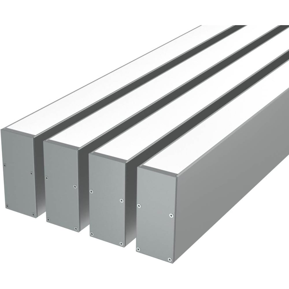 Изображение товара Комплект профиля Ledcraft LC-LP6730M30-1x4Silver 4 шт серебро (1м профиль+1м рассеиватель+2 заглушки+комплект шурупов) 1616140473