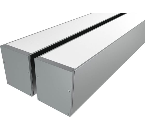 Изображение товара Комплект профиля Ledcraft LC-LP7060M55-1x2Silver 2 шт серебро (1м профиль+1м рассеиватель+2 заглушки+комплект шурупов) 1616140137