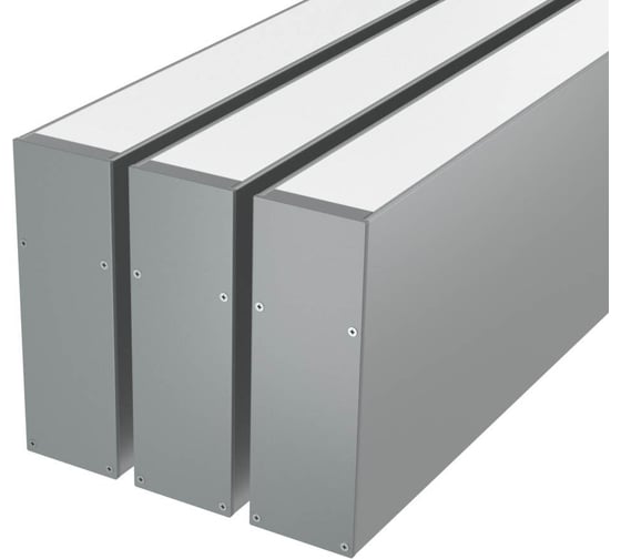 Изображение товара Комплект профиля Ledcraft LC-LP9030M30-1x3Silver 3 шт серебро (1м профиль+1м рассеиватель+2 заглушки+комплект шурупов) 1616140317