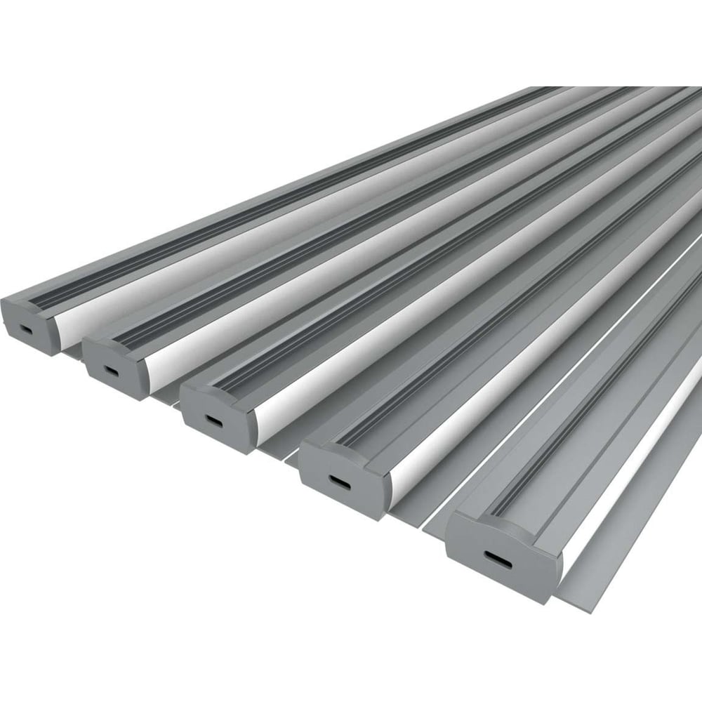 Изображение товара Комплект профиля Ledcraft LC-LPN4916M16-1x5Silver 5 шт серебро для подсветки потолков стен ниш