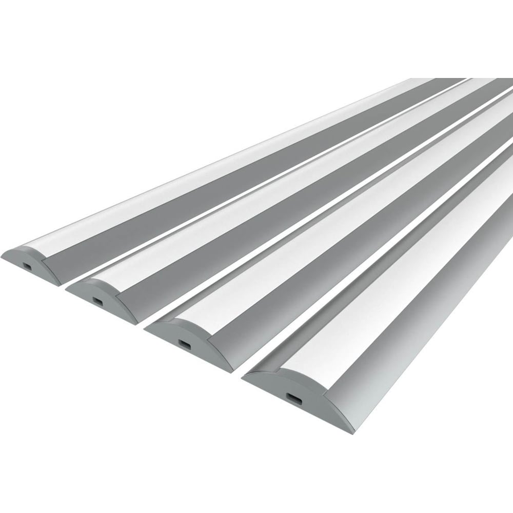 Изображение товара Комплект профиля Ledcraft LC-LPP0636M16-1x4 серебро 4 шт для подсветки потолков и стен