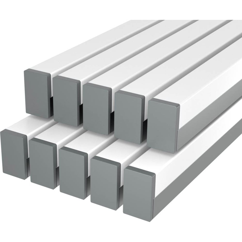 Комплект профиля Ledcraft LC-LPS1216M1716-1x10Silver 10 шт серебро (1м профиль+1м рассеиватель+2 заглушки+2 крепежа) 1616140662