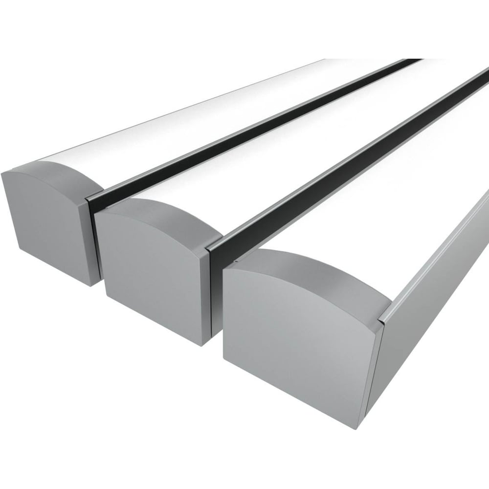 Изображение товара Комплект профиля Ledcraft LC-LPS1216M16-1x3Silver 3 шт для подсветки натяжных и нишевых потолков