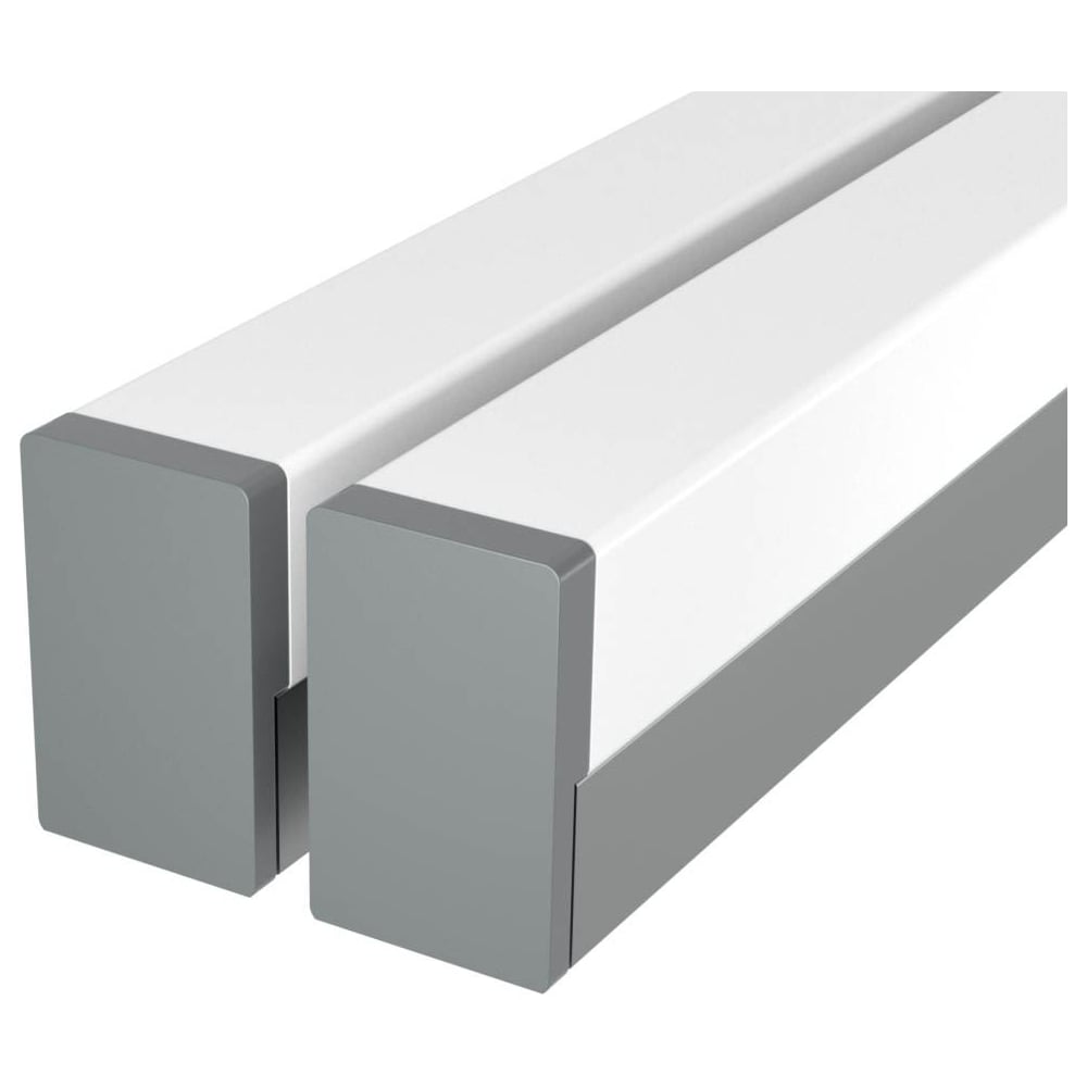 Изображение товара Комплект профиля Ledcraft LC-LPS1216M1716-1x2 серебро 2 шт для подсветки натяжных потолков стен и н
